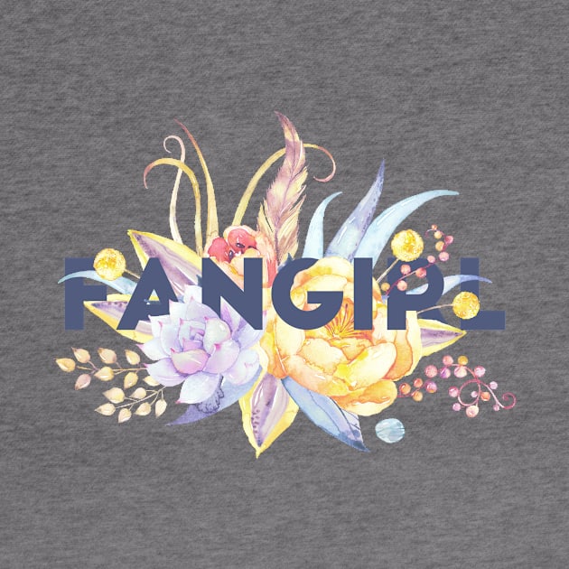 Floral FANGIRL by literarylifestylecompany